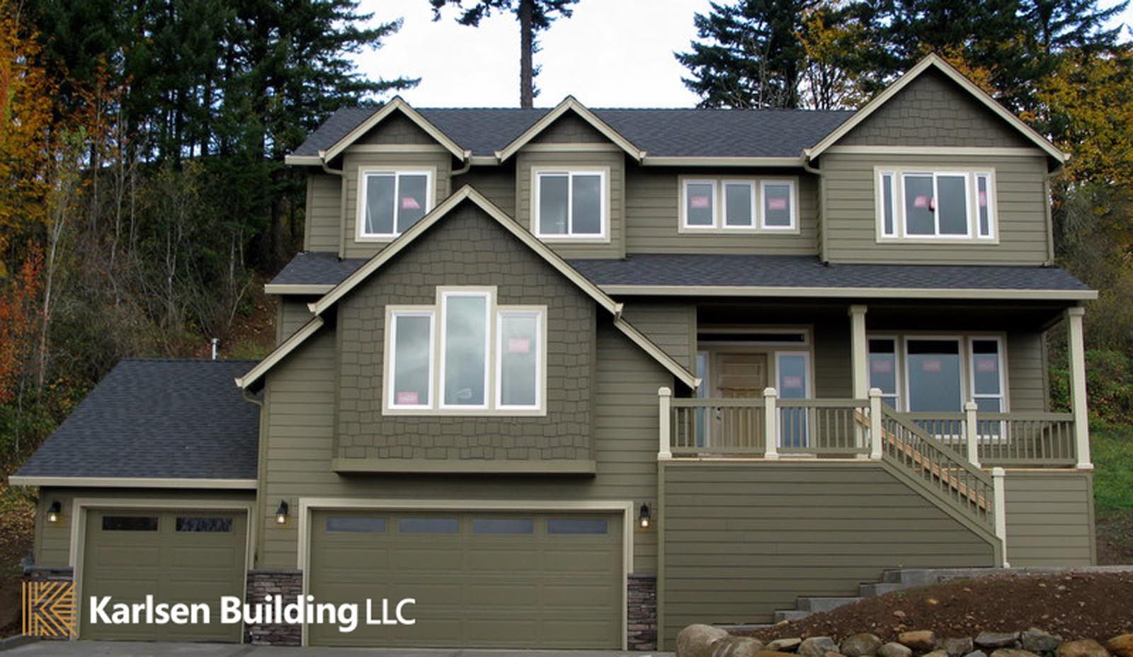 A large house built by karlsen building llc