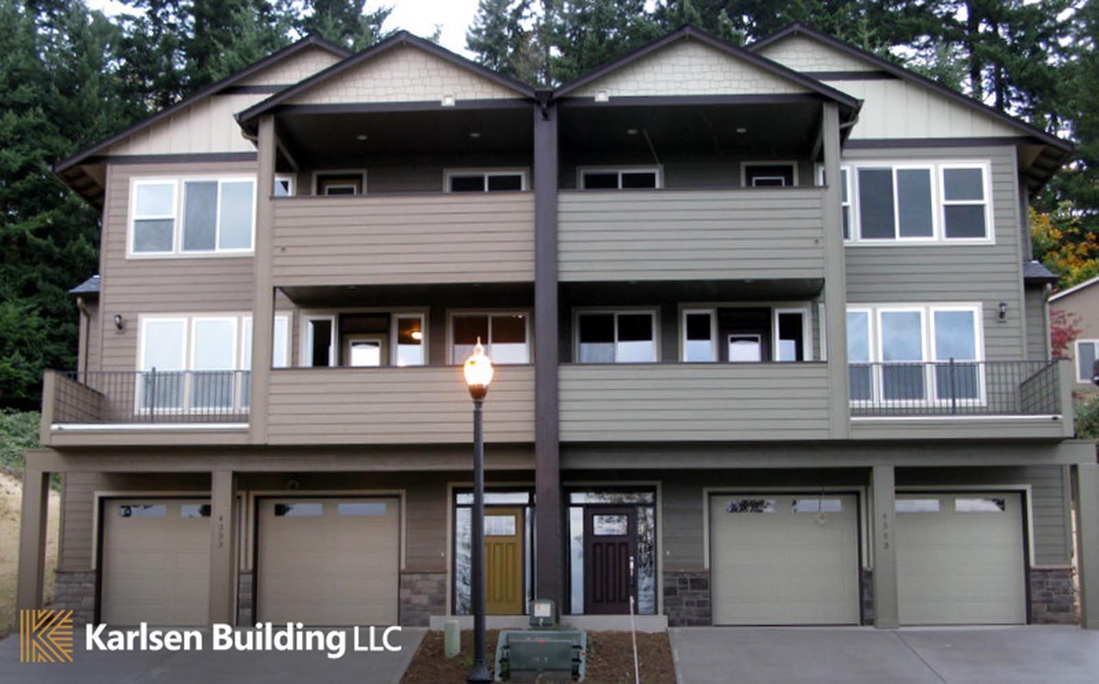 Karlsen building llc is the name of the company that built this house