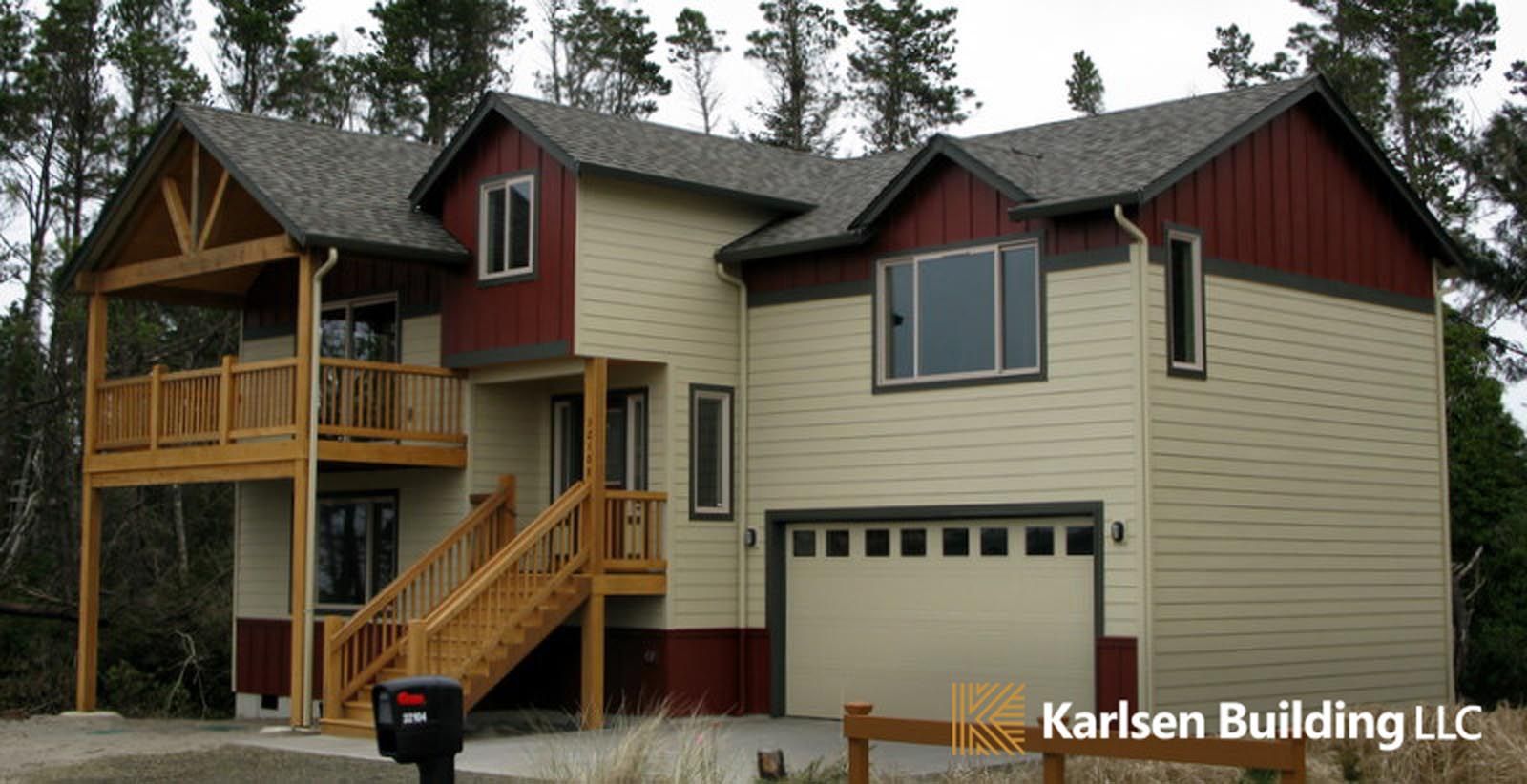 A large house built by karlsen building llc