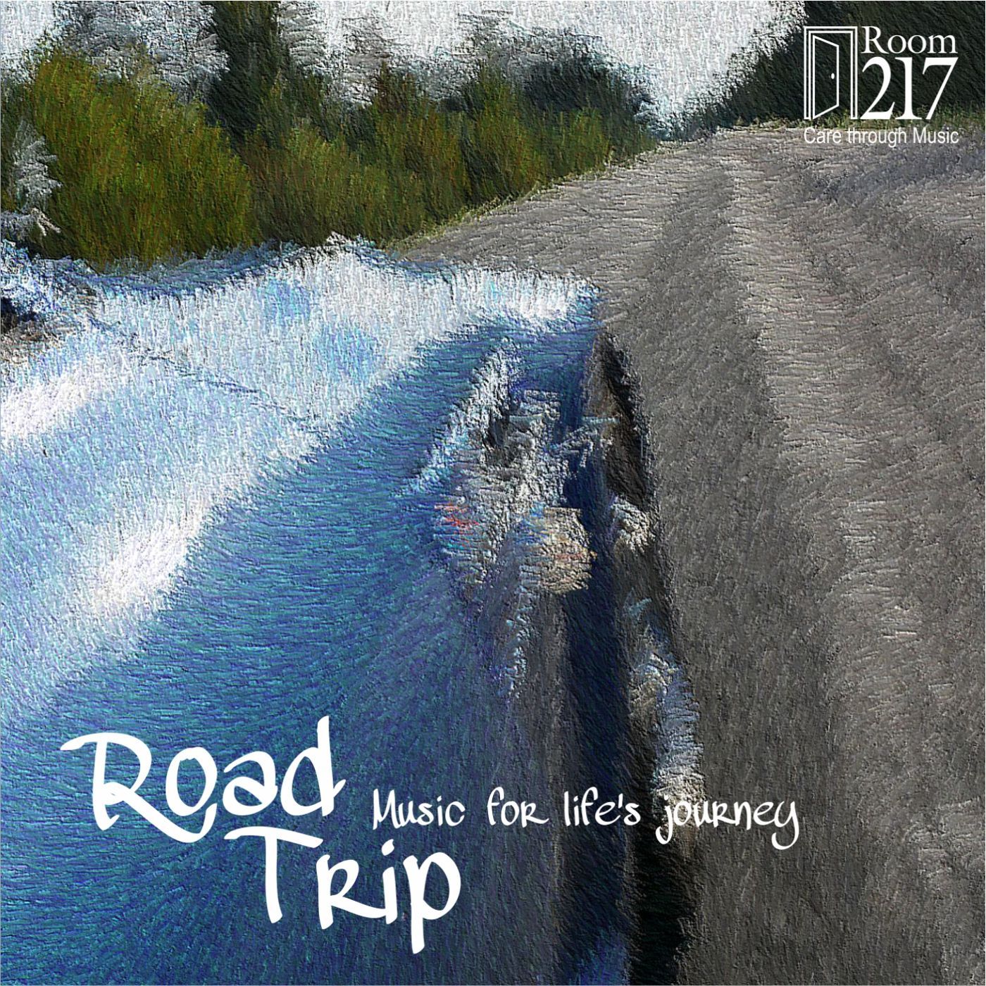 A cd cover for road trip music for life 's journey