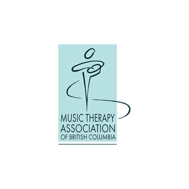 A logo for the music therapy association of british columbia
