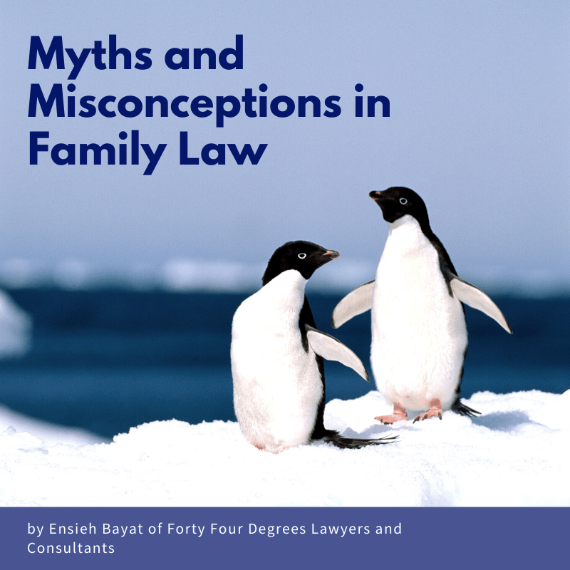 Myths and Misconceptions in Family Law