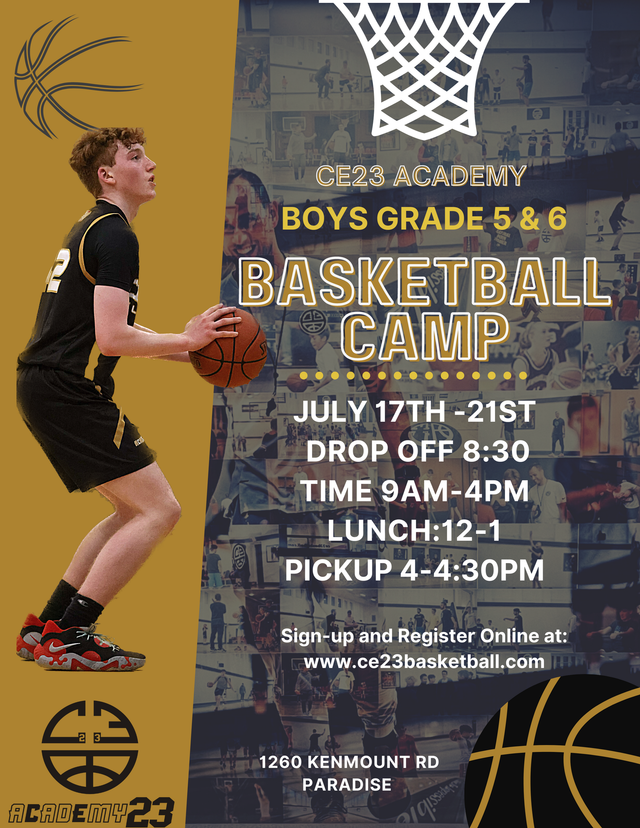 Sign up to basketball camps