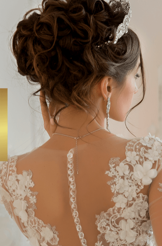 Bridal Hair Styling at A.F. Bennett Salon & Wellness Spa