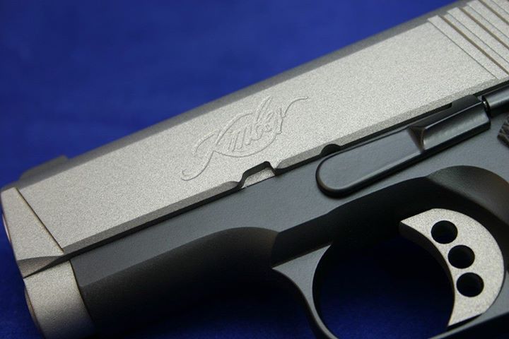 Custom Kimber 1911 pistol.
