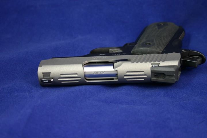 Custom Kimber 1911 pistol.