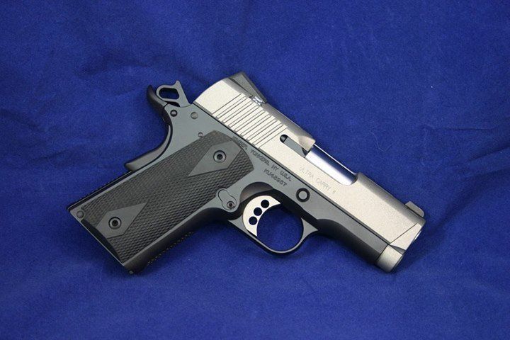 Custom Kimber 1911 pistol.