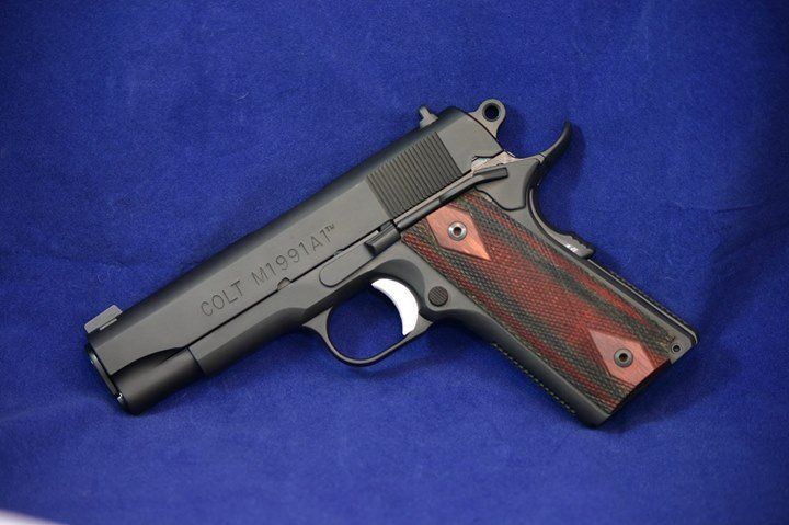 Custom Colt 1911 pistol.