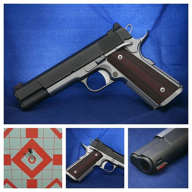 Custom Colt 1911 pistol.