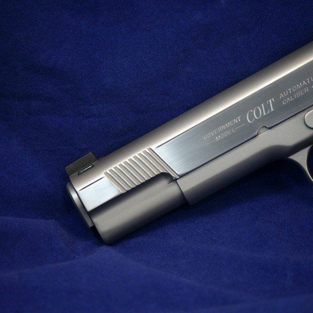 Custom Colt 1911 pistol.