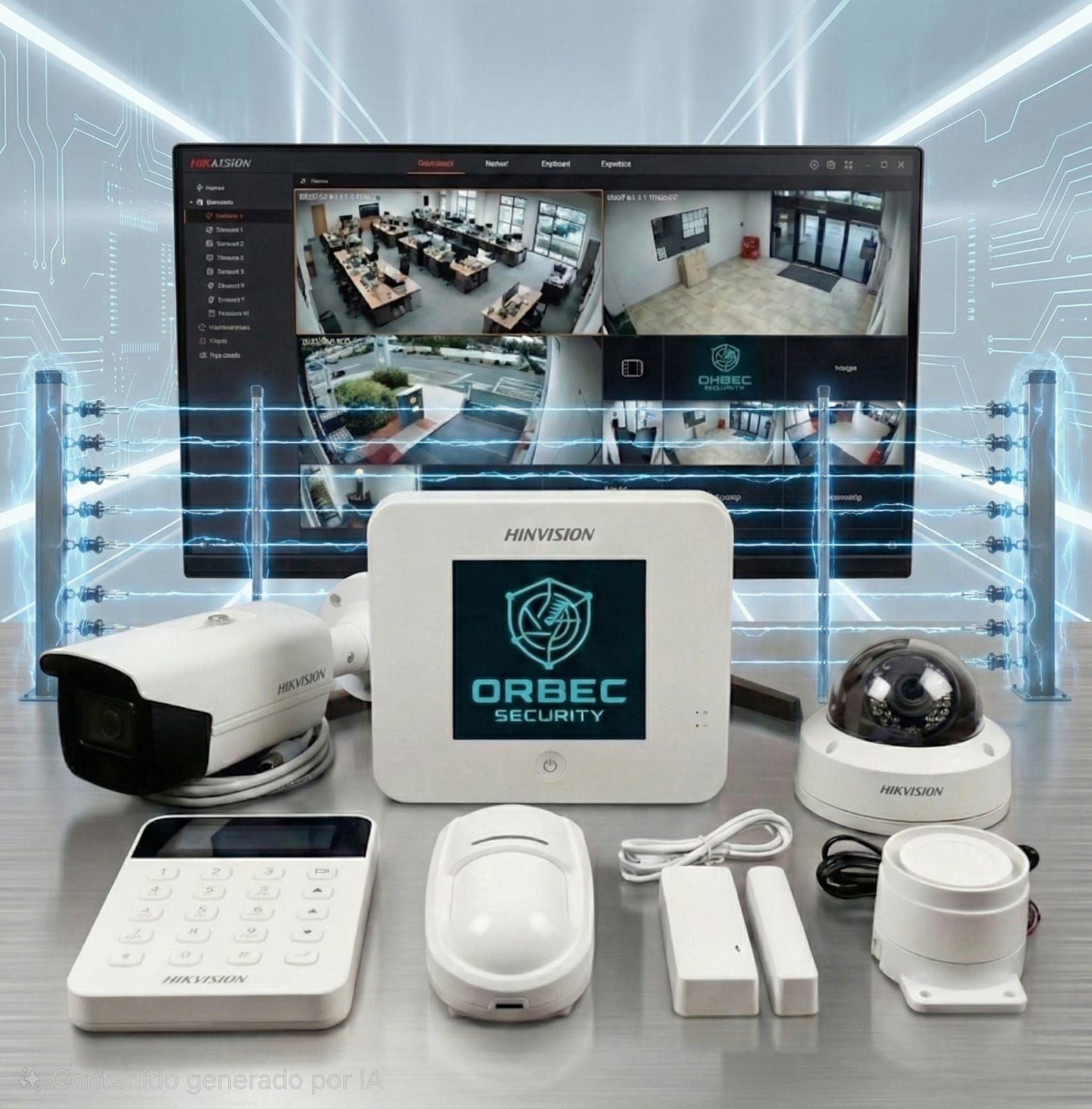 Oficial de seguridad en una estación de trabajo informática, monitoreando pantallas en un centro de vigilancia.