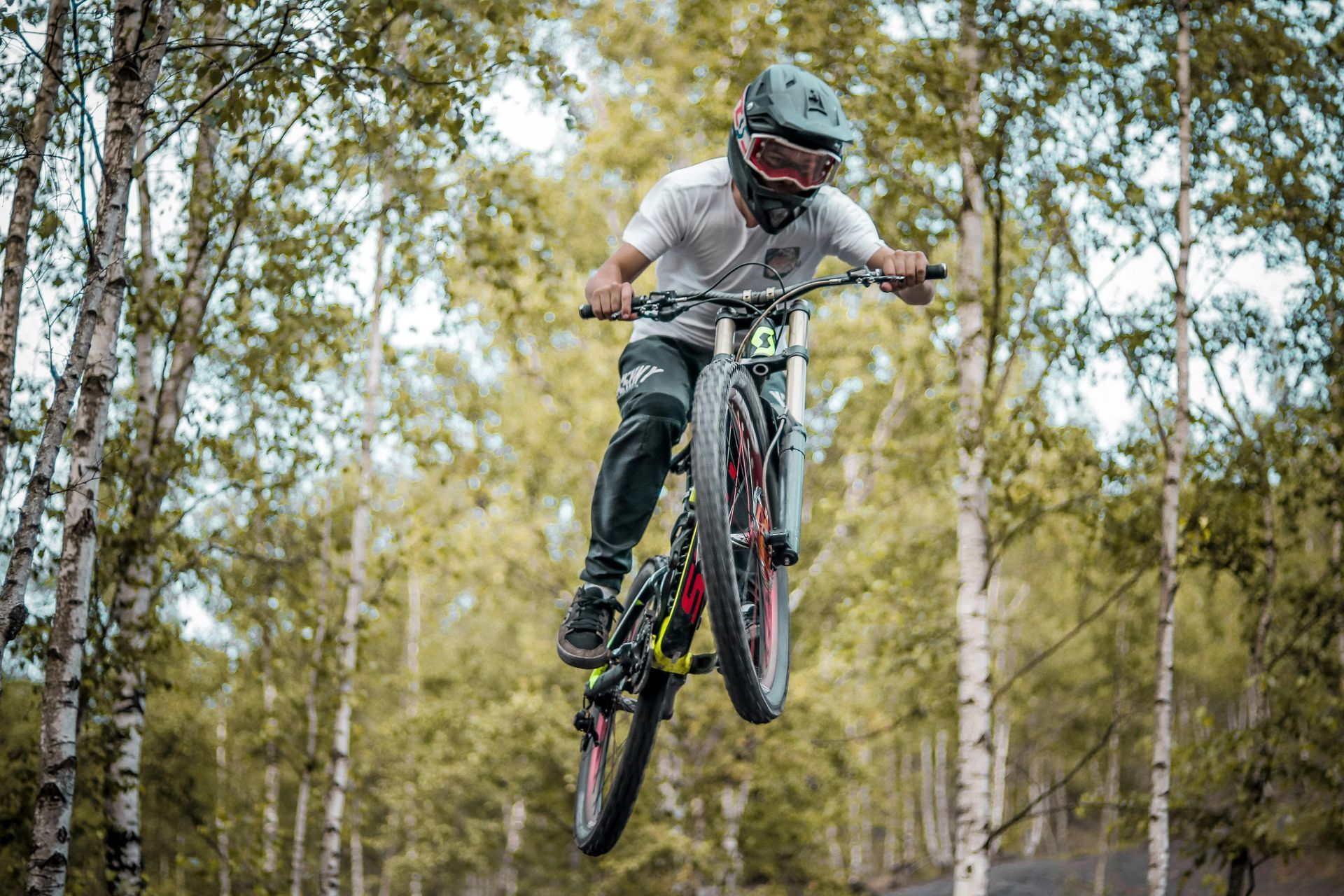 mountain biking