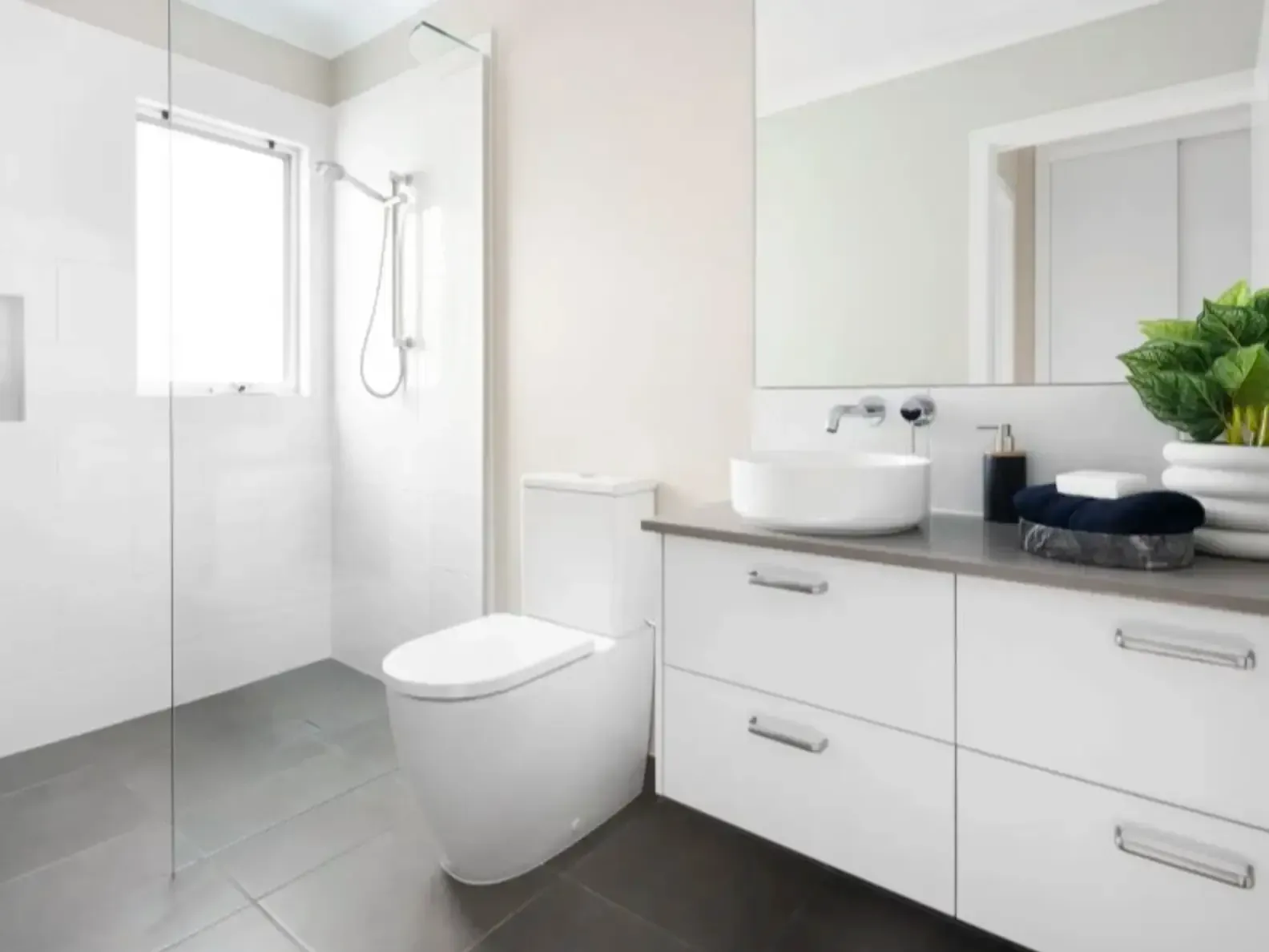 Custom bathroom cabinets by Creative Cabinetry, Ballarat