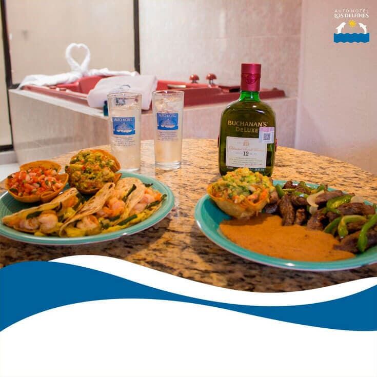AUTO HOTEL LOS DELFINES -VARIEDAD DE PLATILLOS