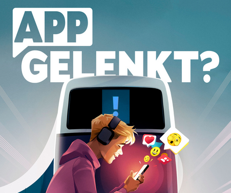 A poster that says handy keine ablenkung weniger unfalle