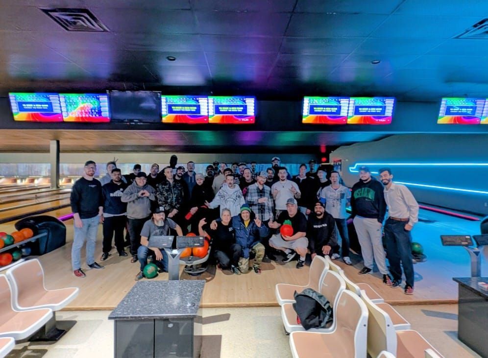 Photo of Group at bowling
