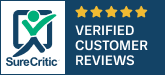 A blue logo that says `` verified customer reviews '' | Ed's Automotive