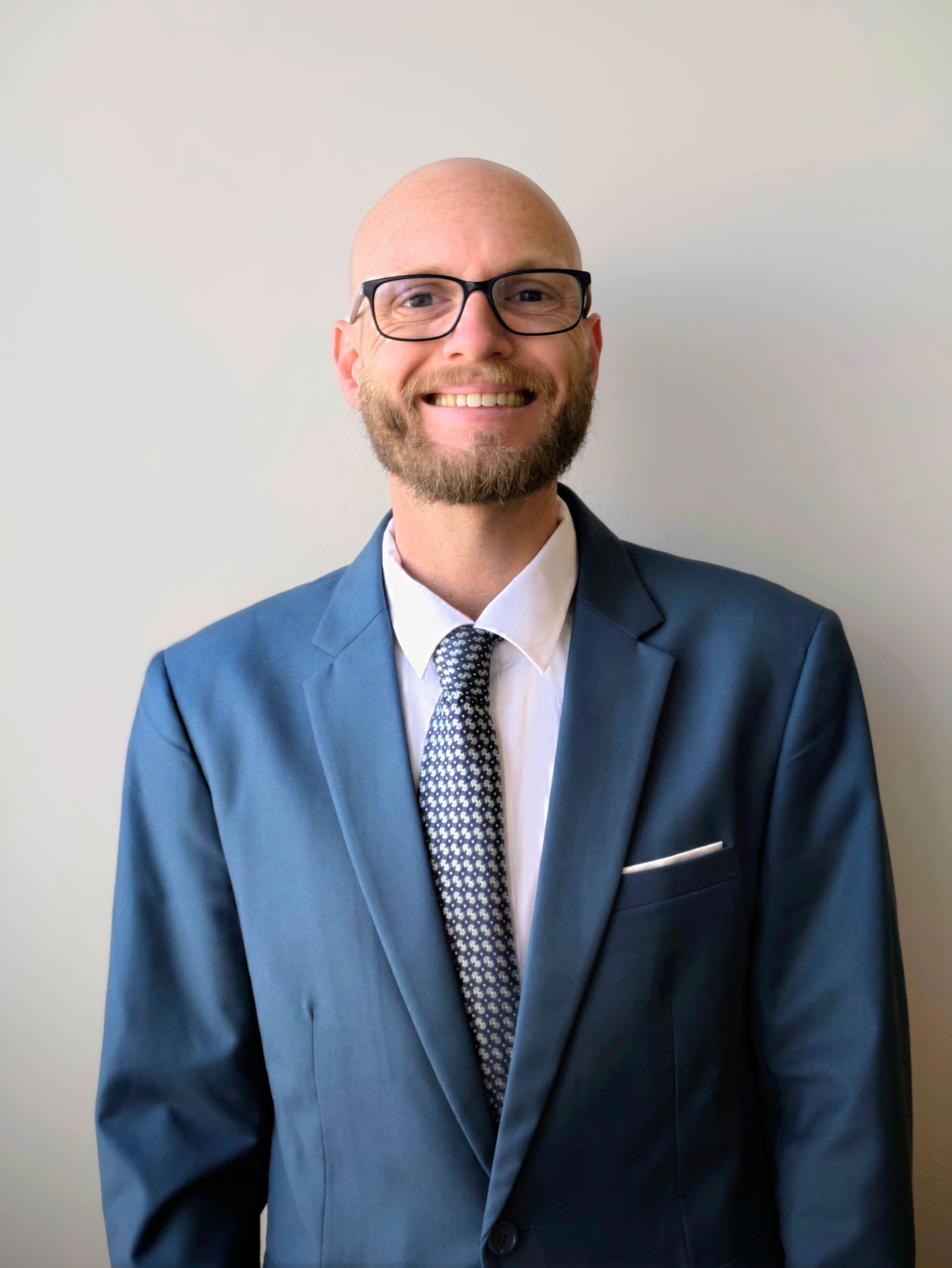 It is a silhouette of a person without a face.