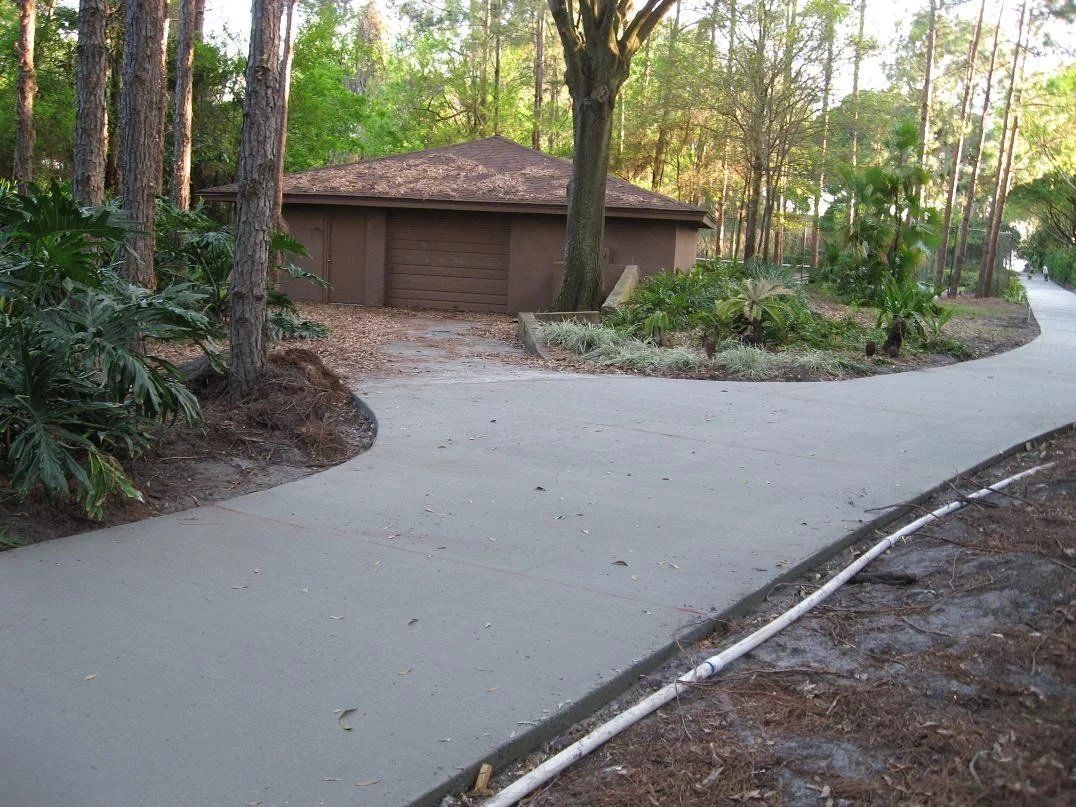 A Path In A Park Surrounded By Trees | Tampa, FL | Mr. Patio