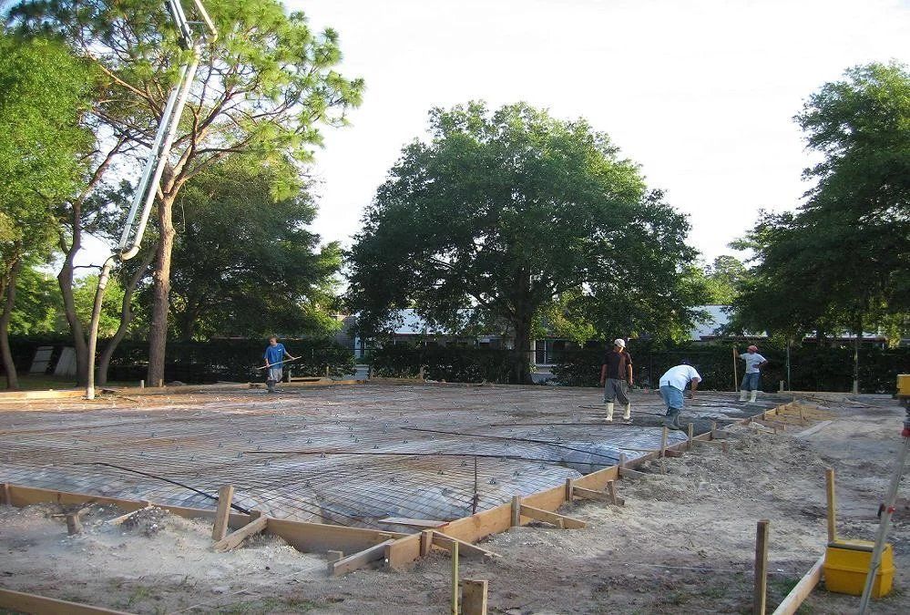 Staircase Being Built In The Dirt | Tampa, FL | Mr. Patio