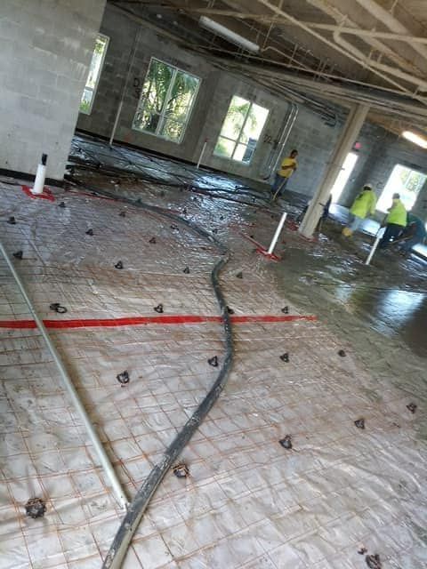 Concrete Being Poured On The Floor | Tampa, FL | Mr. Patio