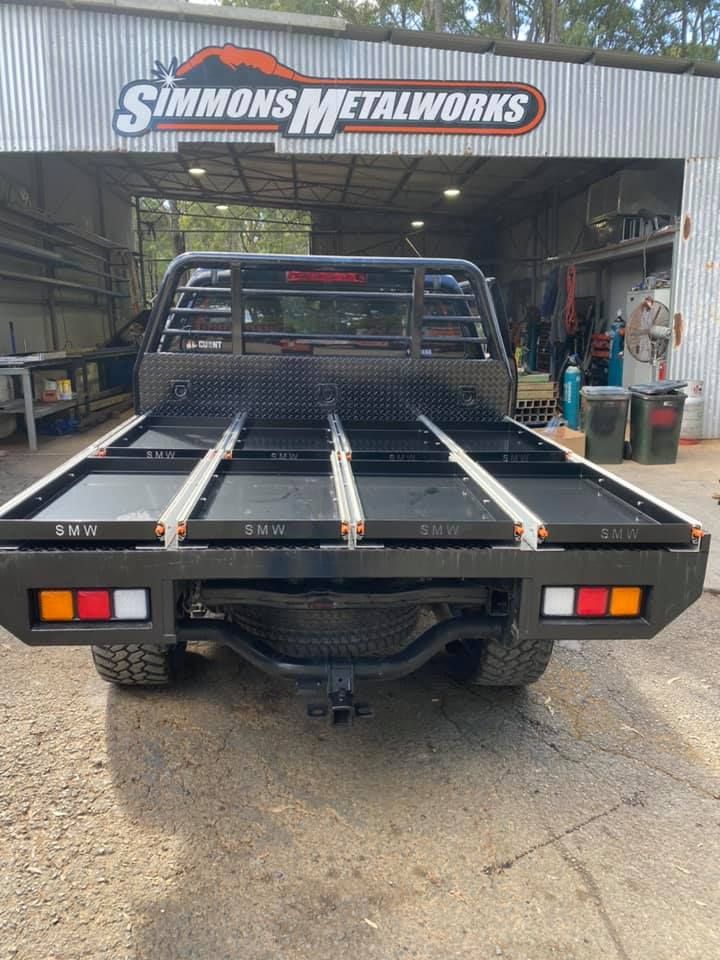 Rear View of Lorry Parked Outside Workshop, Prepared for Servicing - Professional Mobile Fabrication in Cairns