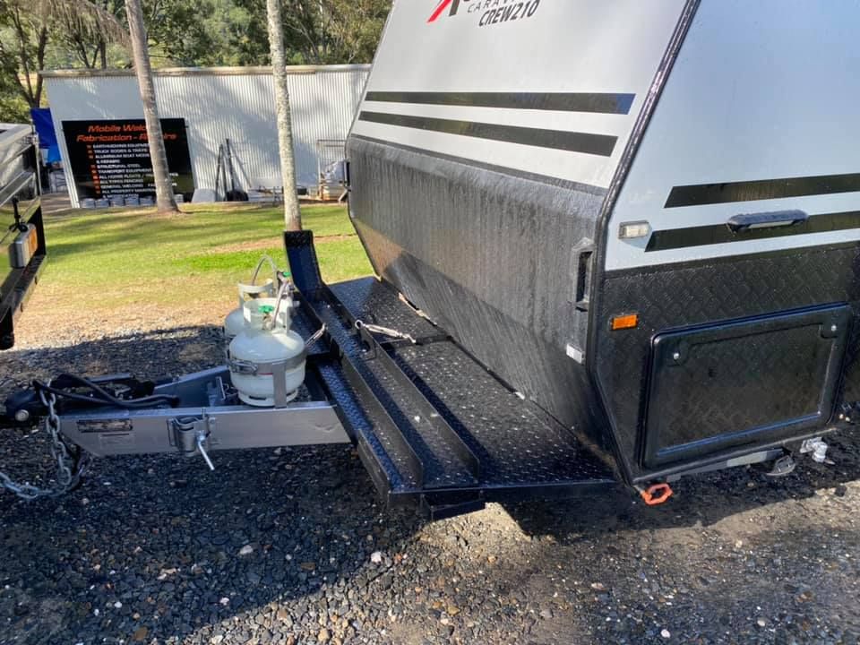 Trailer Prepared for Services - Professional Mobile Fabrication in Cairns