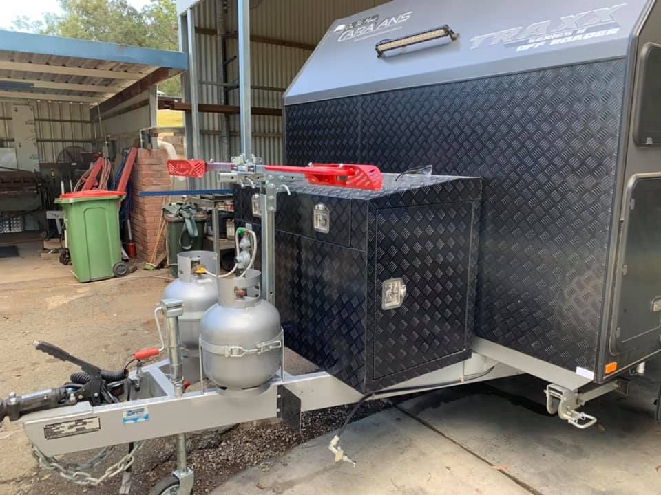 Front Trailer Storage Compartment - Professional Mobile Fabrication in Cairns