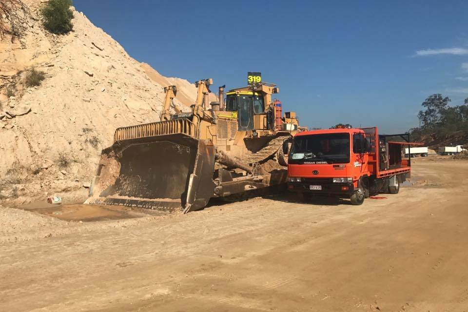 Bulldozer At The Construction Site - Professional Mobile Fabrication in Cairns