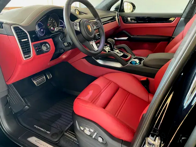 Porsche Cayenne interior detail Boulder Colorado 