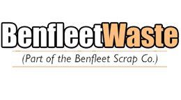 The benfleet waste logo is part of the benfleet scrap co.