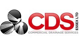 The logo for cds essex ltd commercial drainage services