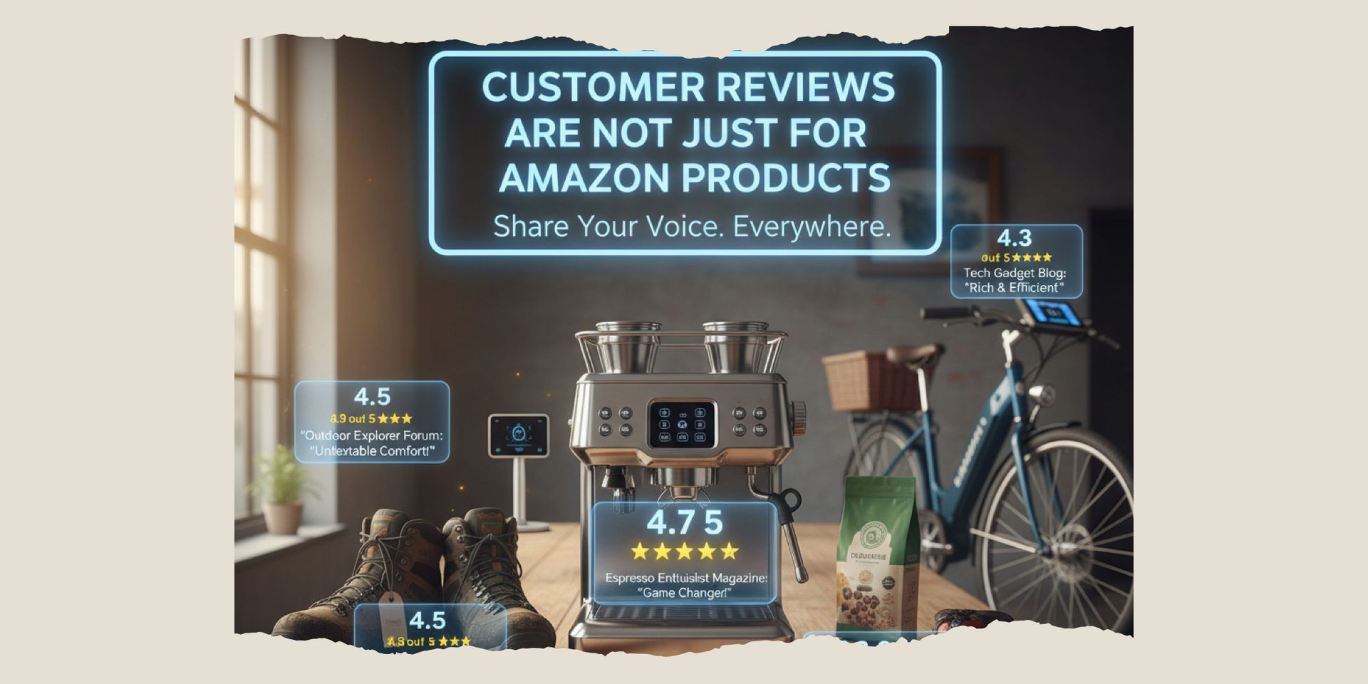 Customer Reviews Are Not Just for Amazon Products