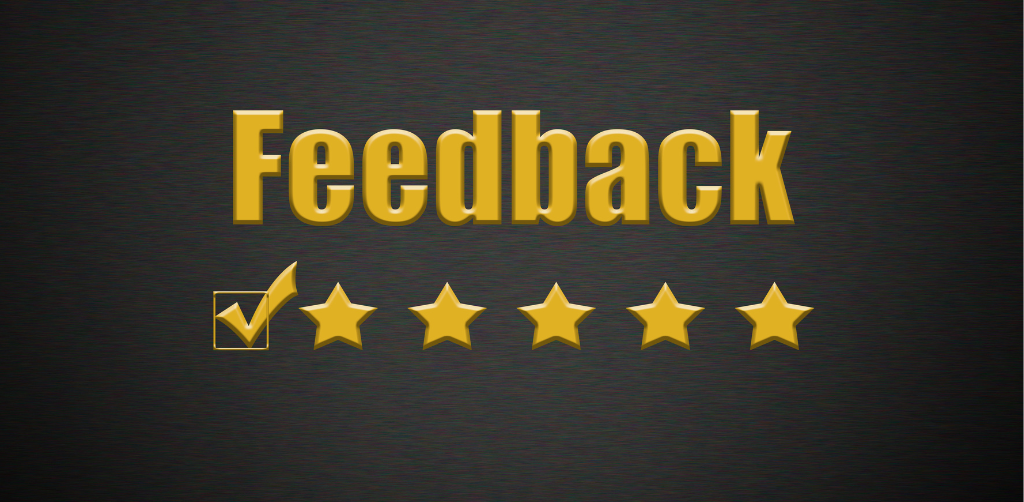 Customer feedback and star rating