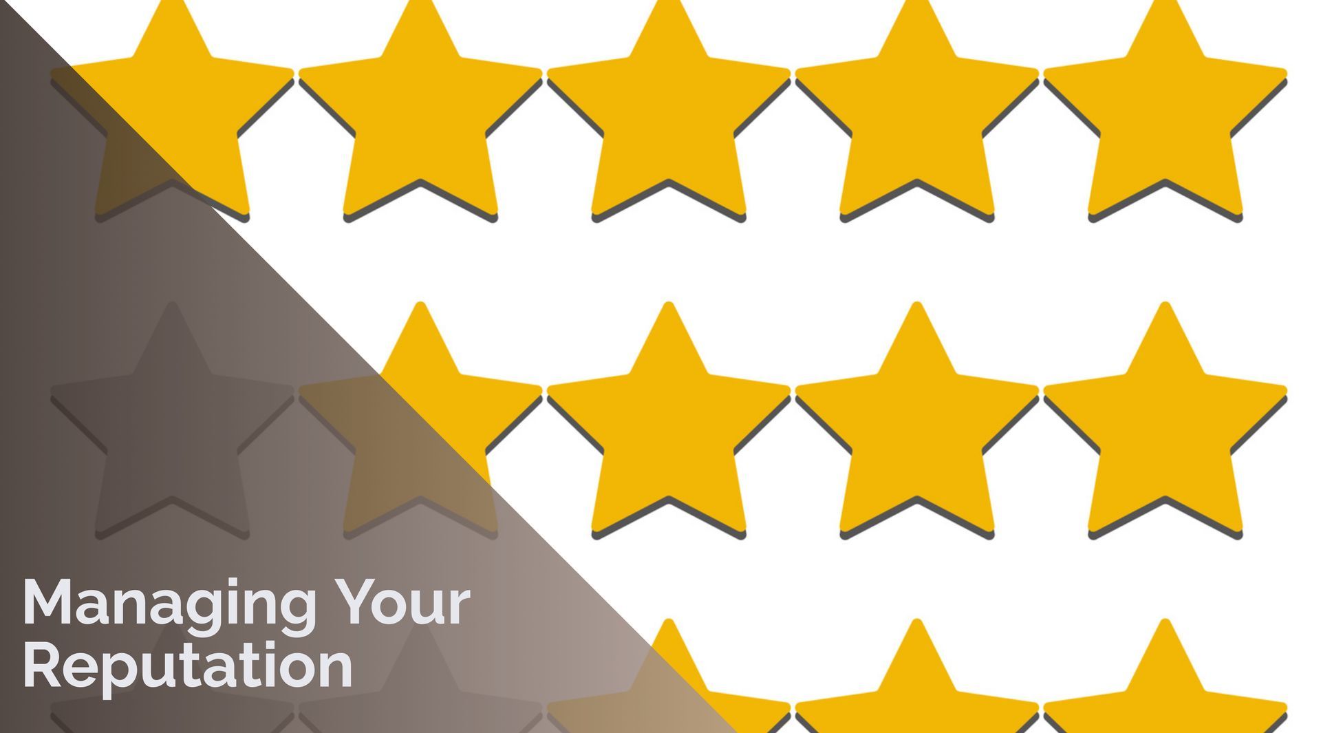 Star rating a guide to managing reputation