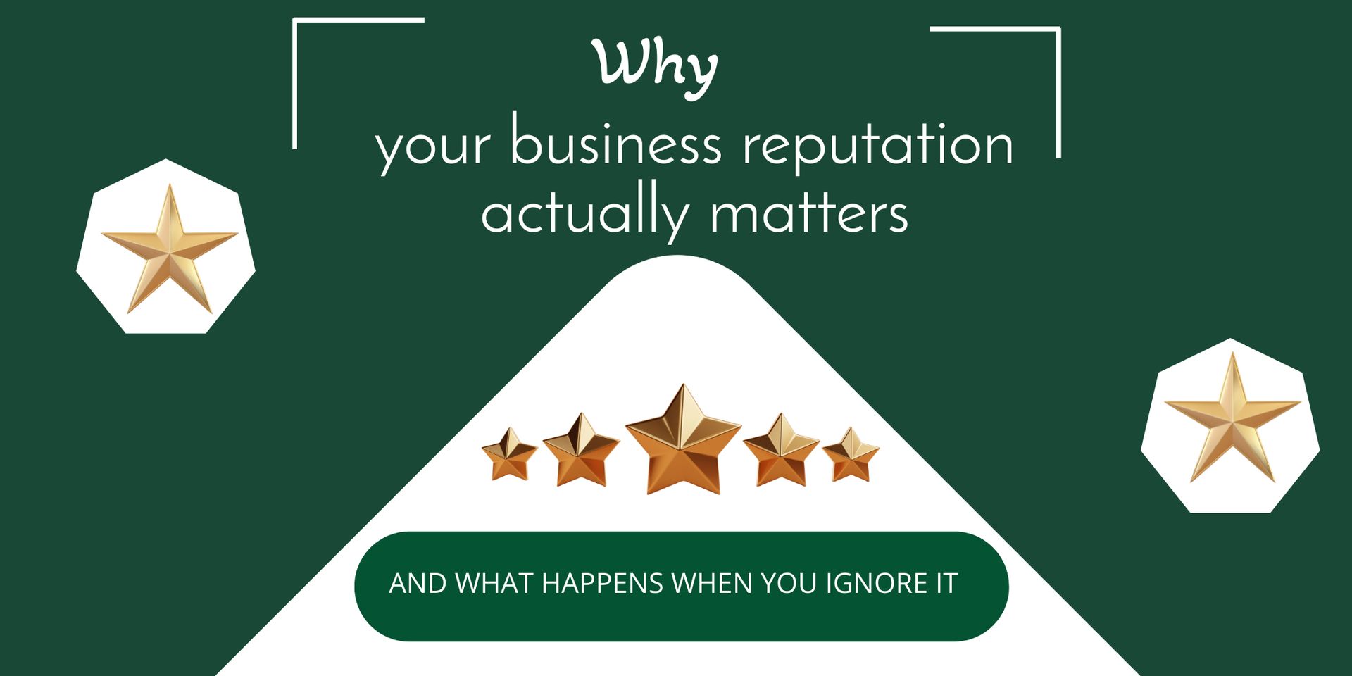 Why your business reputation actually matters and what happens when you ignore it