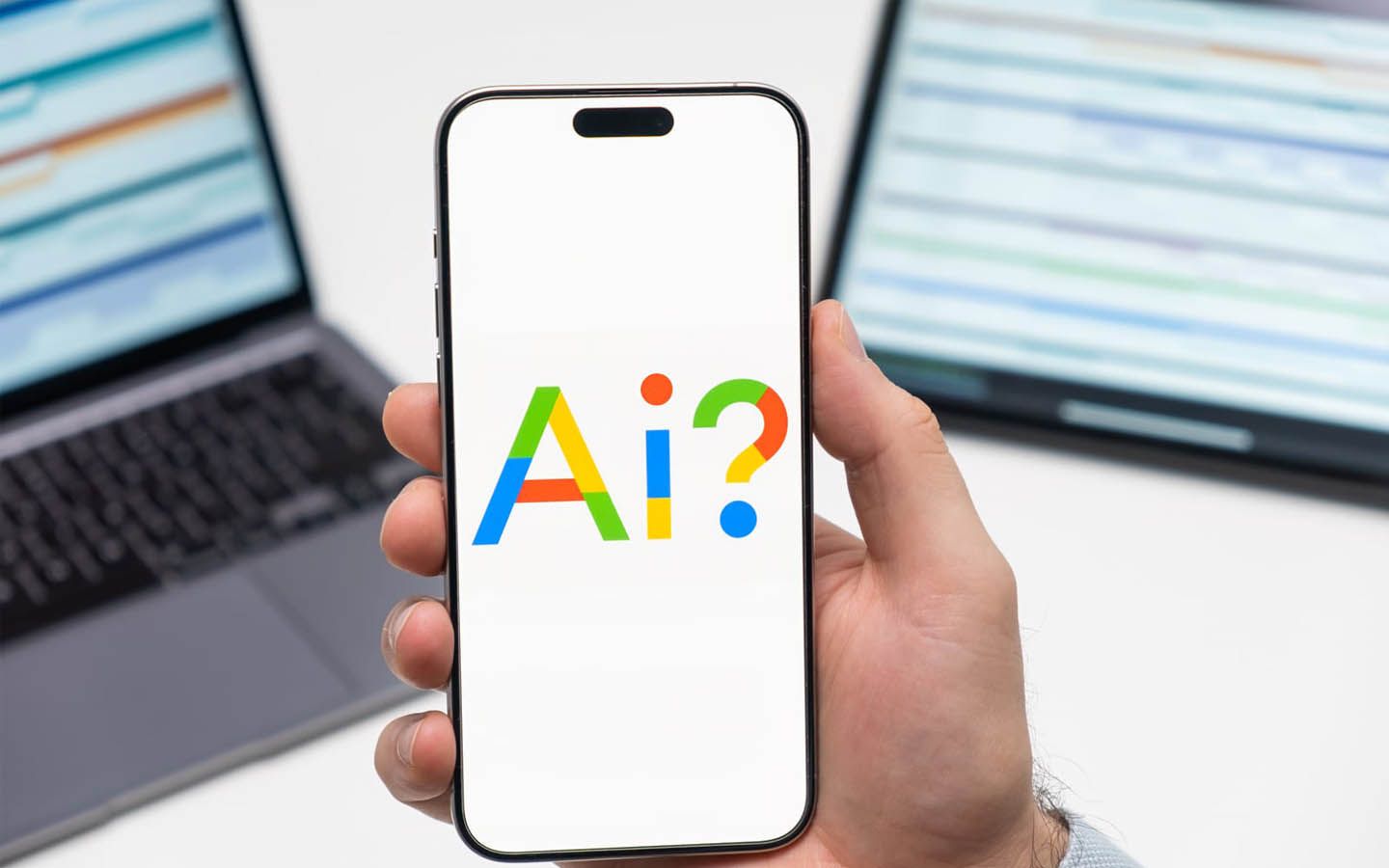 Google ai on an iphone