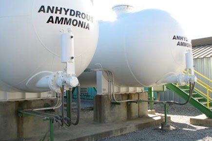 Large Ammonia Tanks