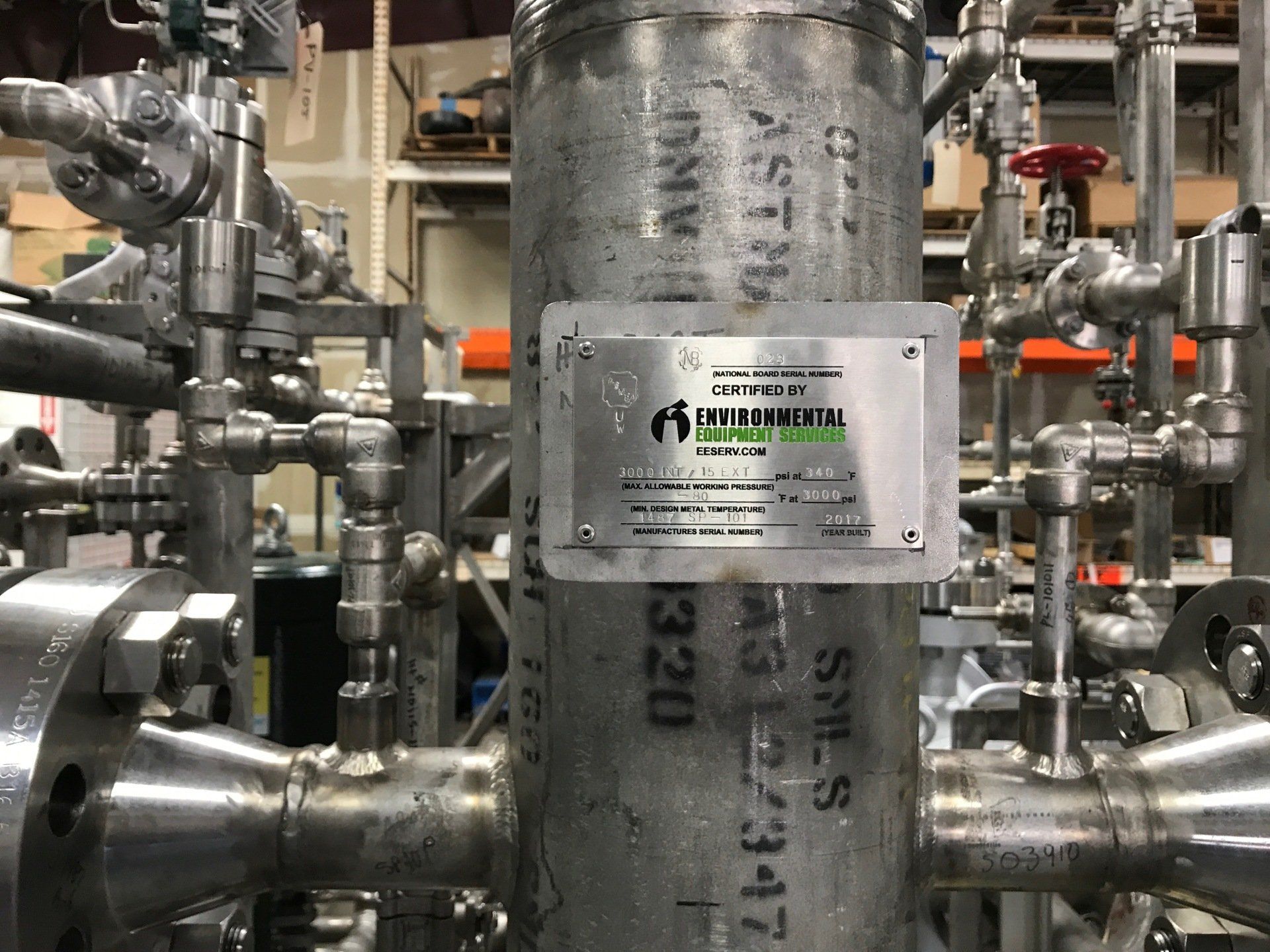 High pressure separator