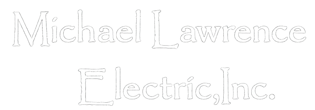 Faint white logo text reading “Michael Lawrence Electrical Inc.” on a light background