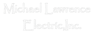 Faint white logo text reading “Michael Lawrence Electrical Inc.” on a light background