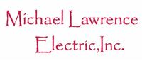 Michael Lawrence Electric, Inc. logo in red script text on a white background