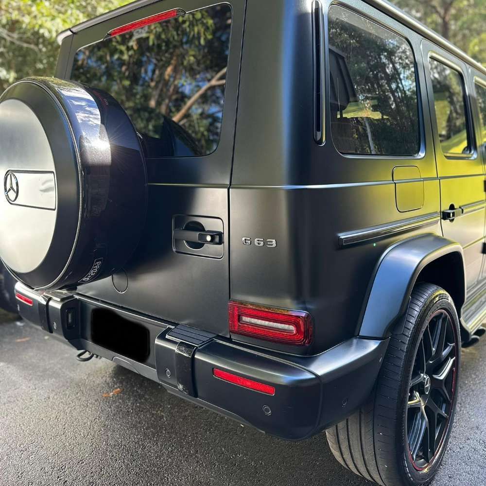 Rear View of Black Mercedes G Wagen — Remedy Mobile Car Detailing in Gold Coast, QLD