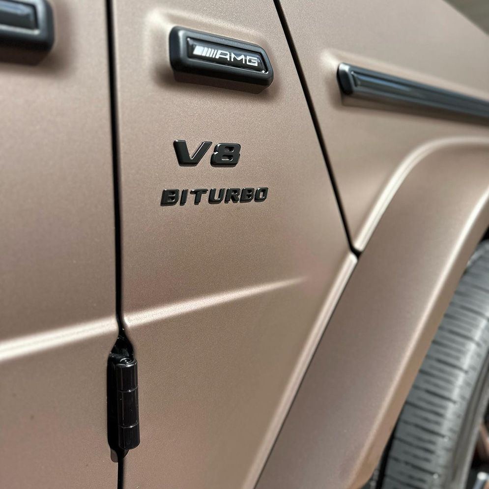Close-Up of a Matte Brown Mercedes-AMG G-Class — Remedy Mobile Car Detailing in Robina, QLD