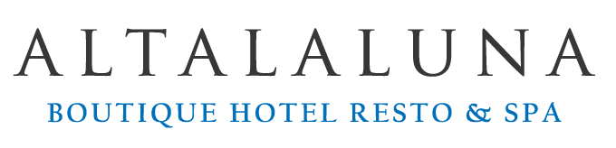 Logotipo Altaluna Boutique Hotel Resto & Spa.