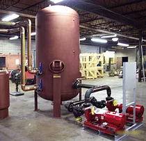 Industrial Hot Water Holding Tanks — Unites State, USA — Power Plant Service