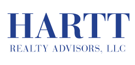 hartt realty advisors llc logo on a white background
