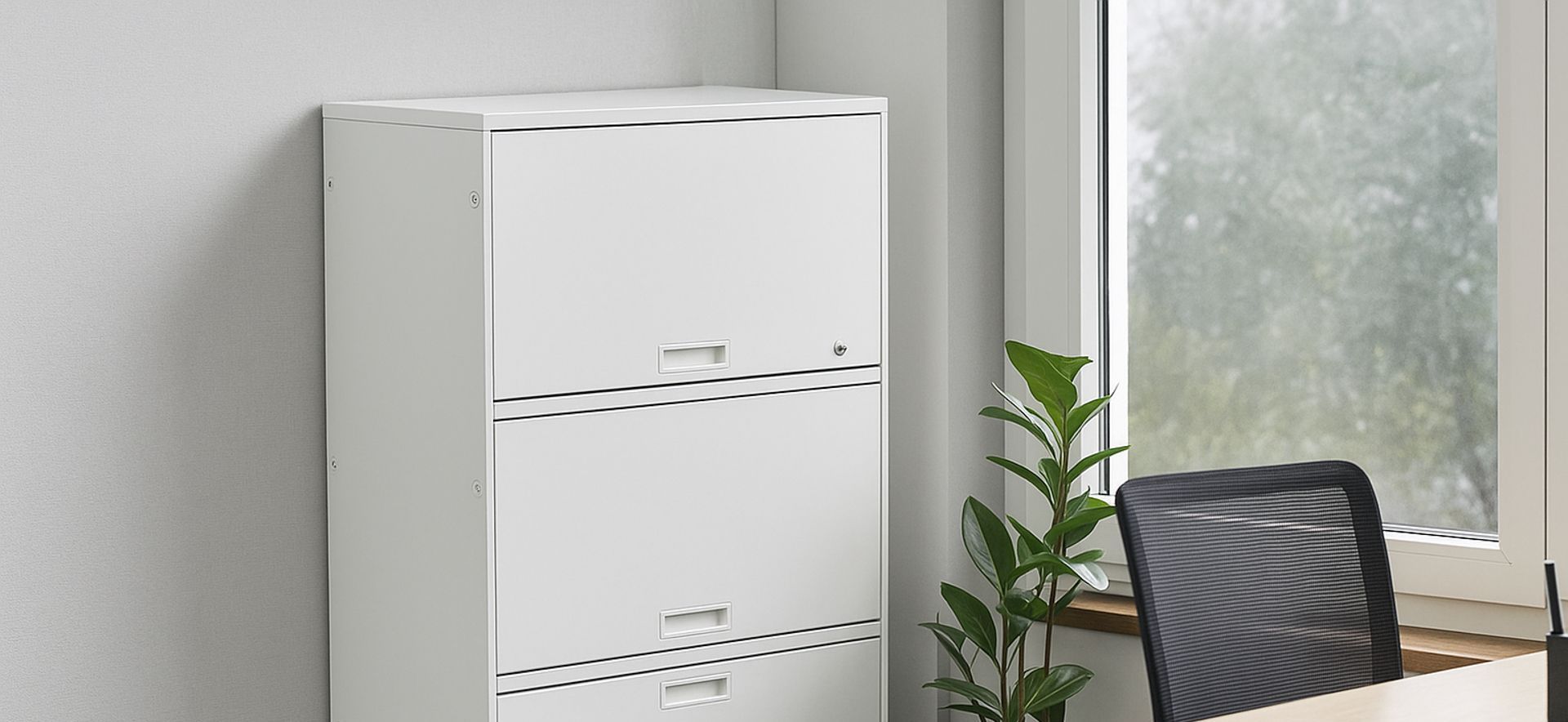 Ein schöner Aktenschrank der Marke Lista Lo Office
