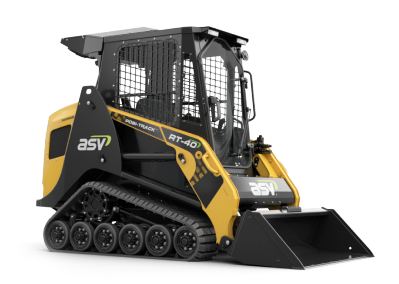 Yellow and Black Asv Rt-40 Compact Track Loader With a Front Bucket — Forecast Machinery in Yarrawonga, NT