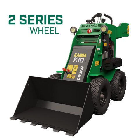 A Green Kanga Kid 220 Series Wheeled Mini Loader — Forecast Machinery in Yarrawonga, NT 